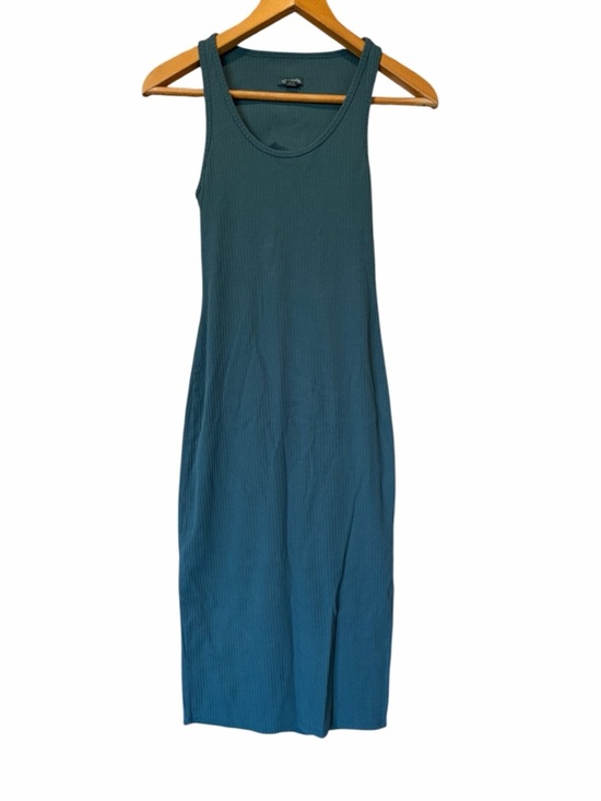 Dresses & Skirts - Ribbed Tank Midi Dress in Dark Teal